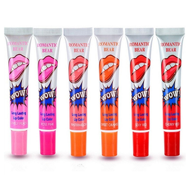  Labial Duradero Romántico Wow X 16 Und 